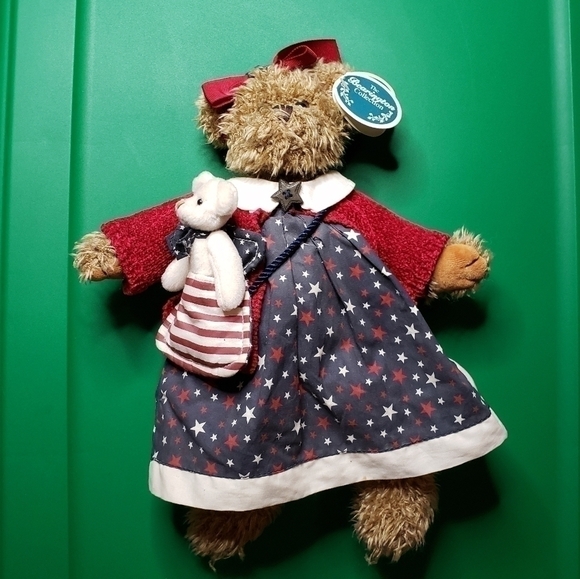 VINTAGE 2 Bearington Bears & Antique bear made by Pearl Kindermann collectors - Picture 2 of 16